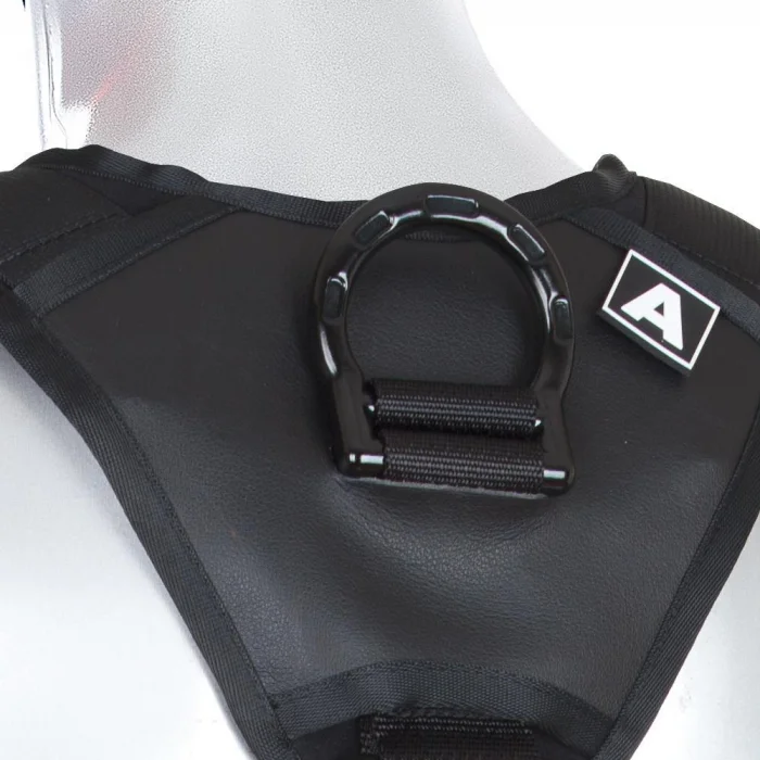 Centură multifuncțională alpinism, culoarea negru, utilitar Vertiqual GALAXY GENERATION 2 V85 ECLIPSE