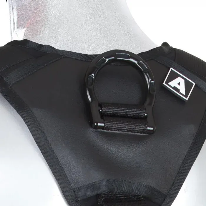 Centură multifuncțională alpinism, culoarea negru, utilitar Vertiqual GALAXY GENERATION 2 V85 ECLIPSE