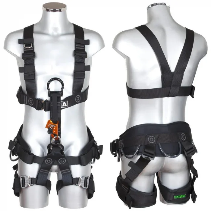 Centură multifuncțională Vertiqual GALAXY GENERATION 2 V88 HAWK, culoarea negru, alpinism uitlitar, salvare