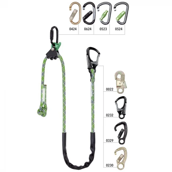 Mijloc de pozitionare Vertiqual FAST, culoarea verde, L=2m, d=14mm