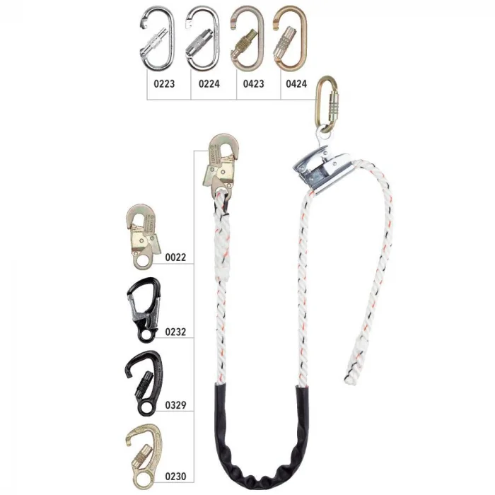 Mijloc de poziționare lungime 2 metri, diametru 16 mm, Vertiqual ENDURANCE