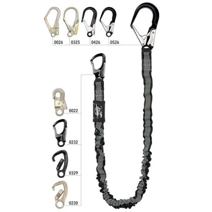 Mijloc de legatură cu absorbitor energie 1.5 m lungime, Vertiqual MAVERICK