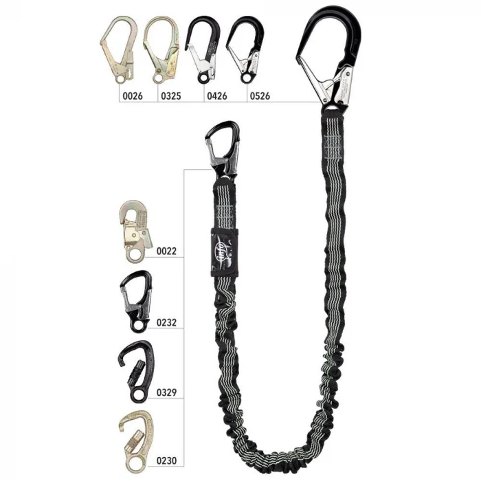 Mijloc de legatură cu absorbitor energie 2 m lungime, Vertiqual MAVERICK