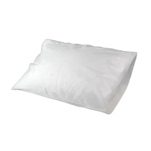 Set lenjerie de pat de unica folosinta PP 40 g/mp, culoarea alb, cearceaf, husa pilota, fata perna