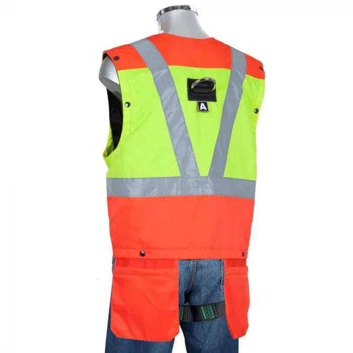 Centură integrată în, culoarea multicolor, vestă reflectorizantă Vertiqual HIGHLIGHT PLUS
