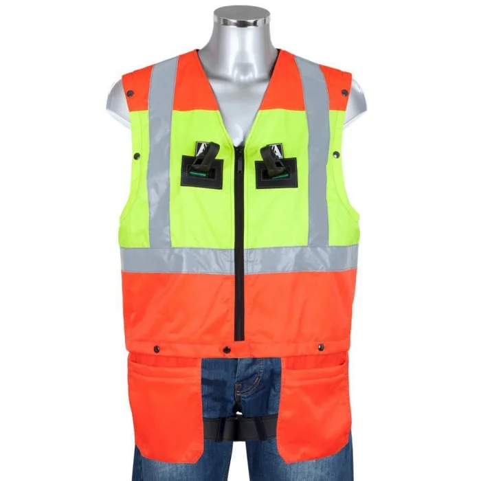 Centură integrată în, culoarea multicolor, vestă reflectorizantă Vertiqual HIGHLIGHT PLUS