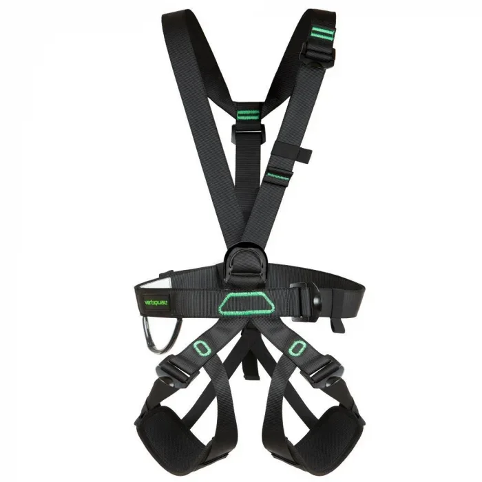 Centură și ham, culoarea negru, de siguranță parc aventura Vertiqual V9 SQUIRREL