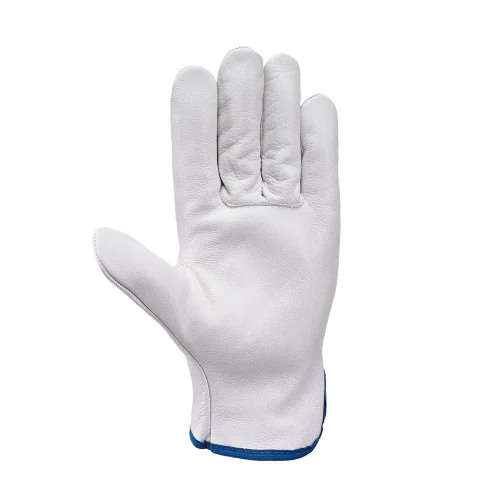 Manusi de protectie Renania Driver, culoarea alb, piele spalt bovina integral