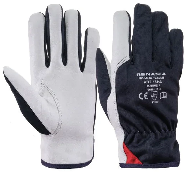 Manusi de protectie Renania Goat-1, culoarea negru, piele capra