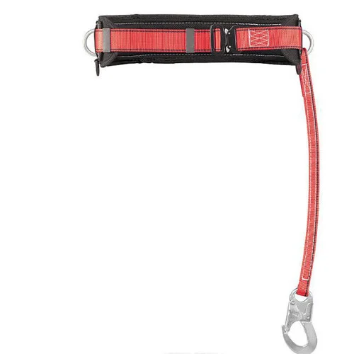 Centură de poziționare, culoarea roșu, pentru pompieri Protekt PB-31