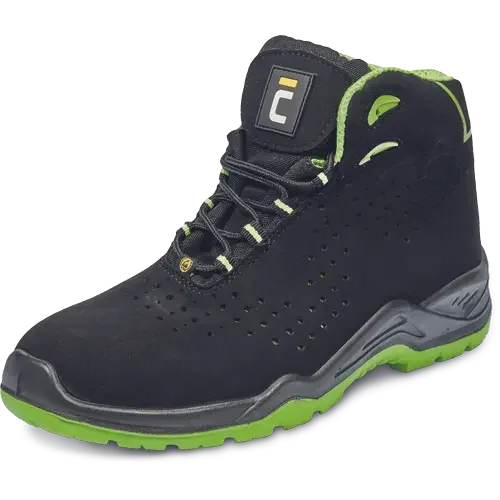 Bocanci de protectie, culoarea negru, Cerva, HALWILL MF ESD S1P SRC