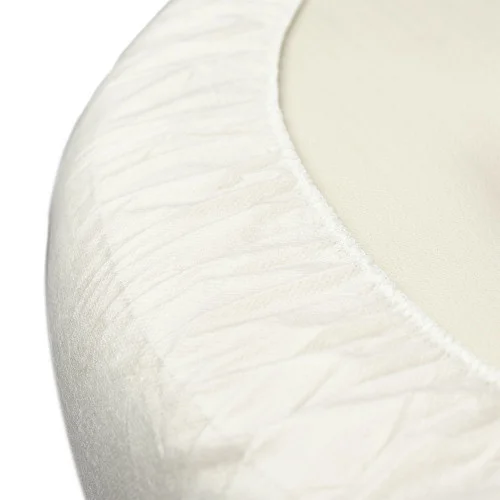 Husă pat de unica folosință 10 buc cu elastic, culoarea alb, PP 40 g/mp