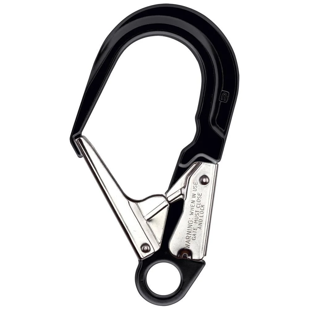 Carabiniera din aluminiu Vertiqual BÄRLI, culoarea negru - 23 kN, 482g, 235/120 mm