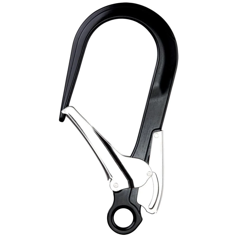 Carabiniera din aluminiu Vertiqual MATTERHORN, culoarea gri - 23 kN, 925g, 352/180 mm