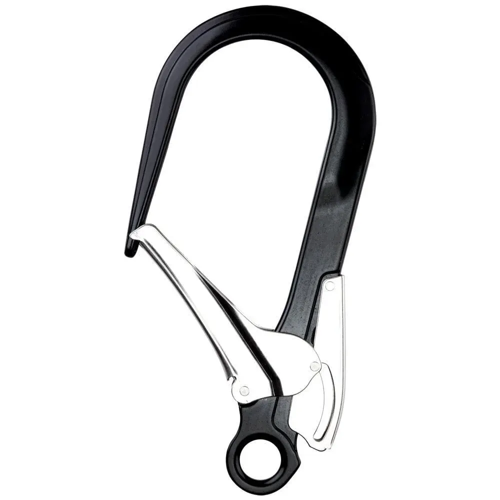 Carabiniera din aluminiu Vertiqual MATTERHORN, culoarea gri - 23 kN, 925g, 352/180 mm