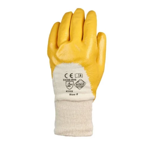 Manusi de protectie Renania Samira, culoarea galben, impregnate in nitril