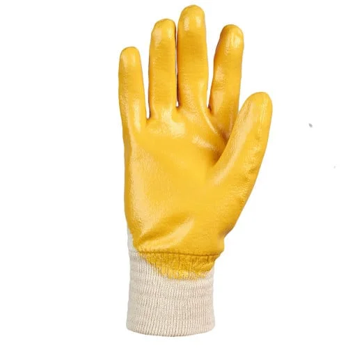 Manusi de protectie Renania Samira, culoarea galben, impregnate in nitril