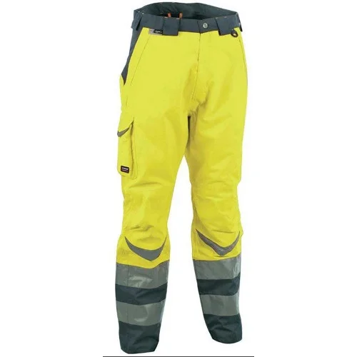 Pantaloni standard de iarna reflectorizanti, culoarea galben, SAFE V025