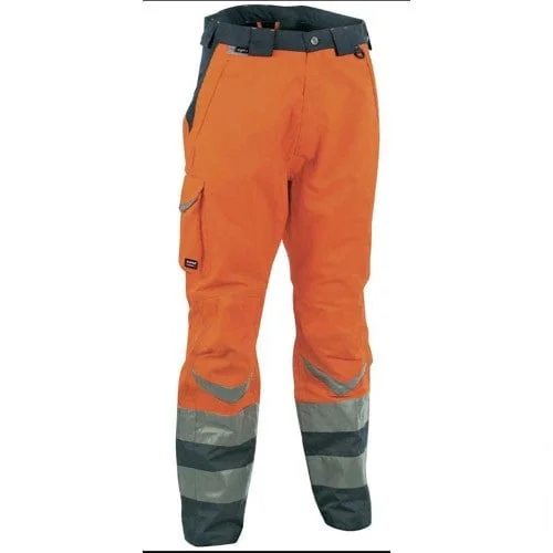 Pantaloni standard de iarna reflectorizanti, culoarea galben, SAFE V025