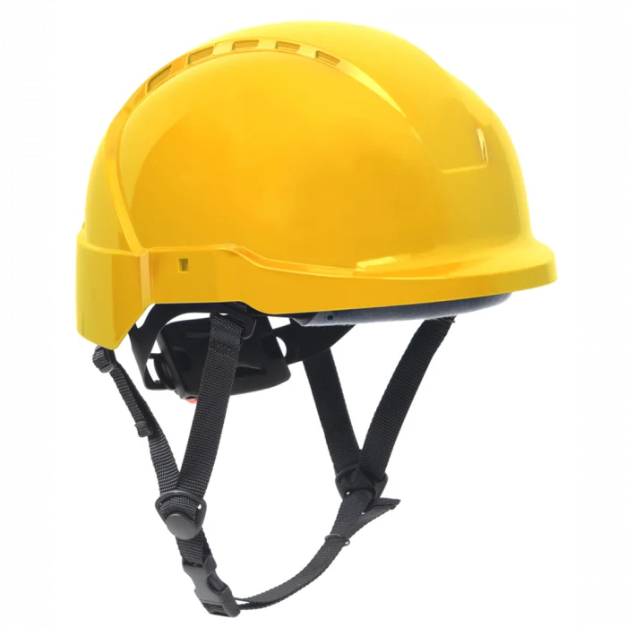 Cască de protecție alpinism utilitar Vertiqual ATRA, culoarea roz, lucru la inaltime, protectie electrica