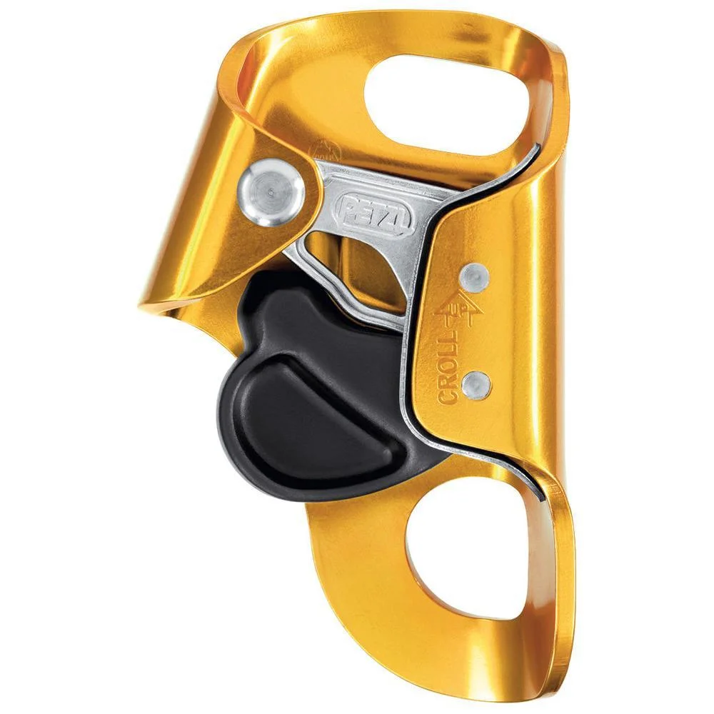 Blocator de piept, culoarea galben, pentru urcare Petzl Croll