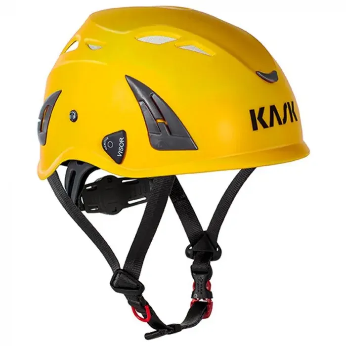 Casca de protecție alpinism, culoarea galben, lucru la înălțime, Vertiqual PLASMA AQ