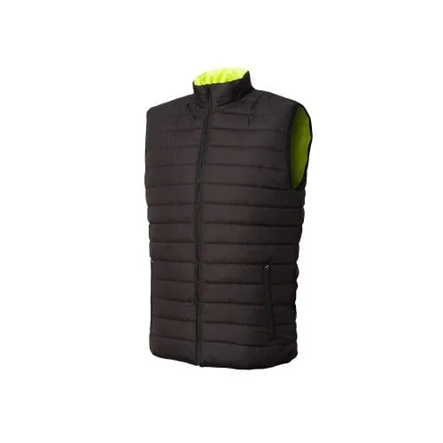 Vesta de protectie reflectorizanta reversibila Reverso, culoarea galben - Renania