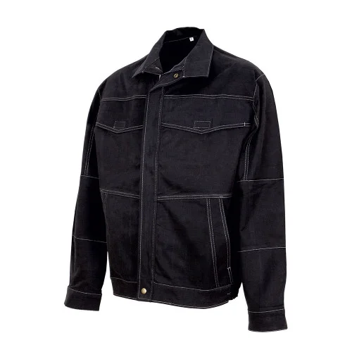 Jacheta de lucru Renania New William, culoarea negru, 97% bumbac, 245g/mp, 3% spandex