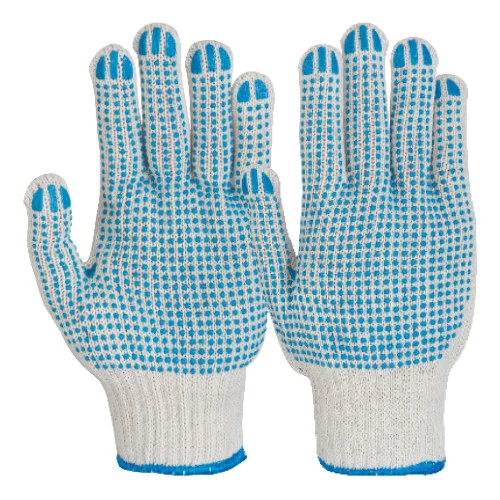 Manusi de protectie Renania Picou Dublu, culoarea alb, PVC, set 12 per