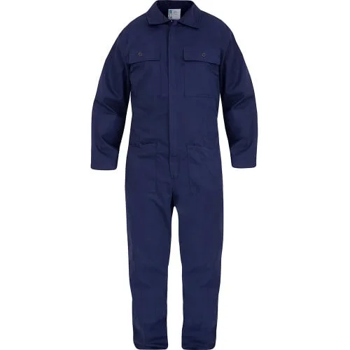 Combinezon de lucru P&P Jack, culoarea bleumarin, 100% bumbac, 240g/mp