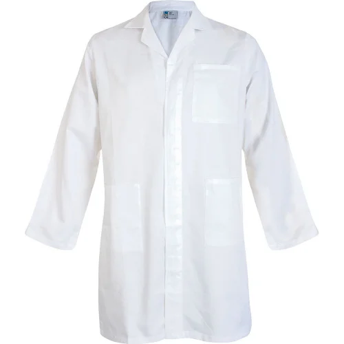 Halat de lucru Renania Rick, culoarea alb, tercot 65/35, 150g/mp