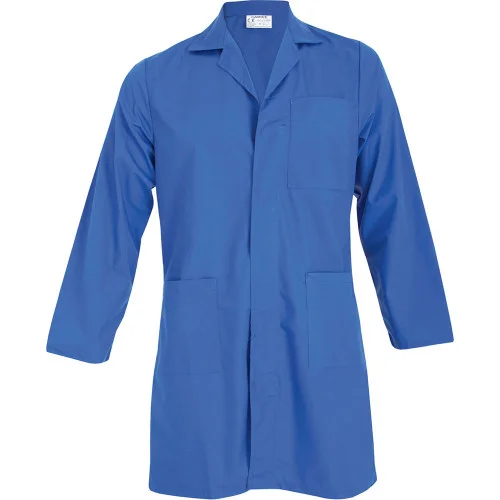 Halat de lucru Renania Rick, culoarea alb, tercot 65/35, 150g/mp