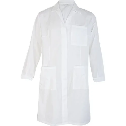 Halat de lucru dama Renania Rita, culoarea albastru, tercot 65/35, 150g/mp