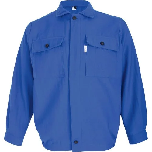 Costum salopeta antiacida de vara Renania OXY, culoarea albastru, tercot 65/35, 245g/mp