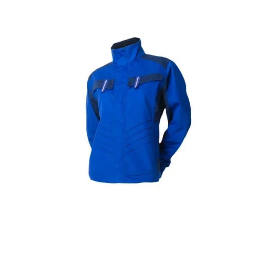 Jacheta de lucru dama Renania Vulcano, culoarea albastru, tercot 65/35, 235g/mp