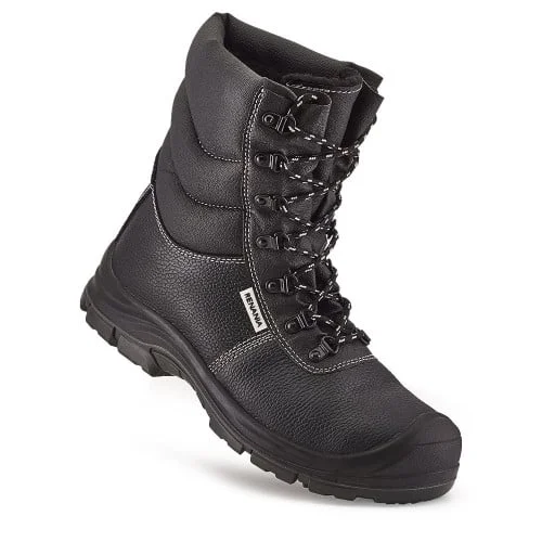 Bocanci de protectie îmblăniți cu bombeu metalic si lamela, New North S3 SRC, culoarea negru