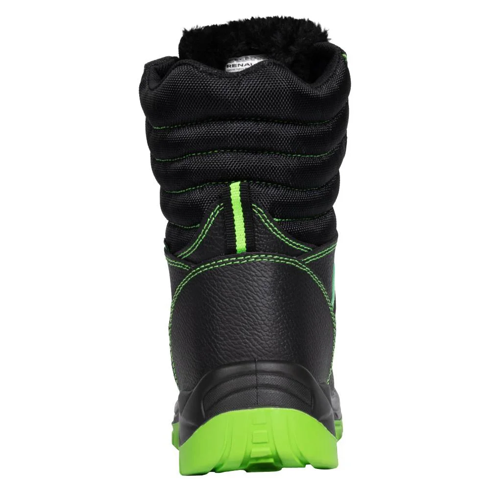 Bocanci imblaniti cu bombeu si lamela de protectie, New Jilin S1P CI, culoarea negru