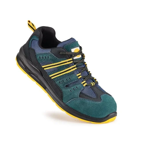 Pantofi de protectie cu bombeu din compozit si lamela, Response S1P SRC, culoarea verde