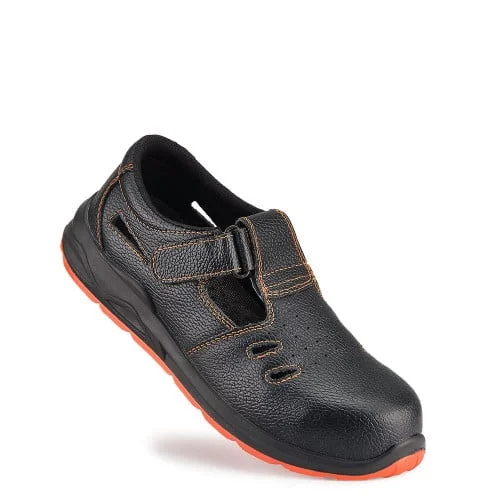 Sandale de protectie cu bombeu din compozit si lamela, S1P New Latina, culoarea negru