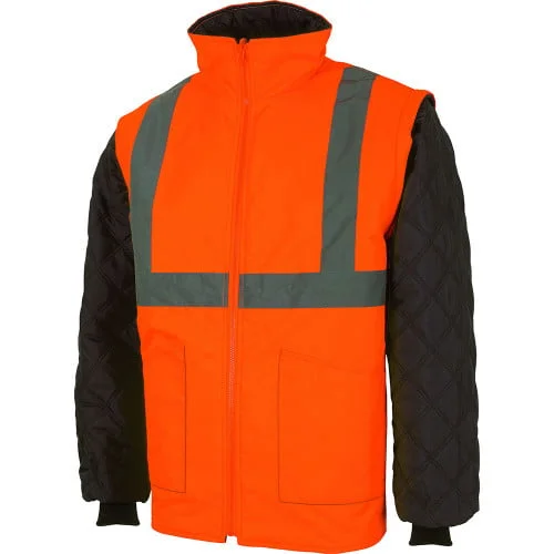 Jacheta de inalta vizibilitate cu maneci detasabile 2 in 1 Liverpool, culoarea portocaliu - Renania