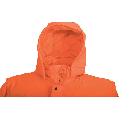 Scurta reflectorizanta vatuita de iarna Renania London 2IN1, culoarea portocaliu, 100% nailon, impermeabila