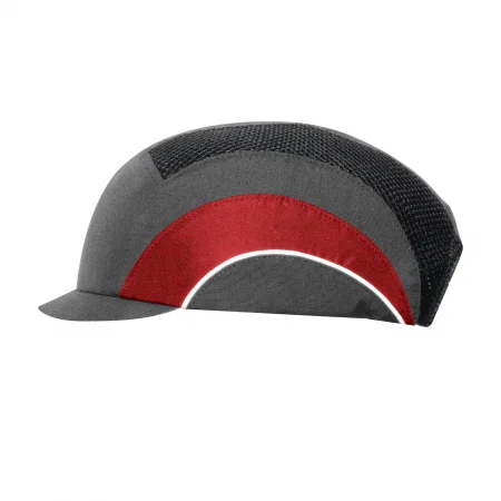 Sapca de protectie cu calota Jsp Hardcap, culoarea gri, cozoroc 2.5cm