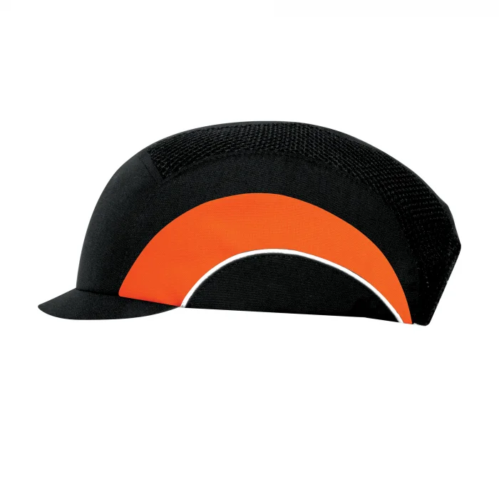 Sapca de protectie cu calota Jsp Hardcap, culoarea gri, cozoroc 2.5cm
