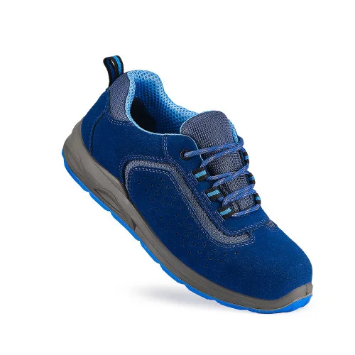 Pantofi de protectie New Ashton S1, cu bombeu compozit, culoarea albastru