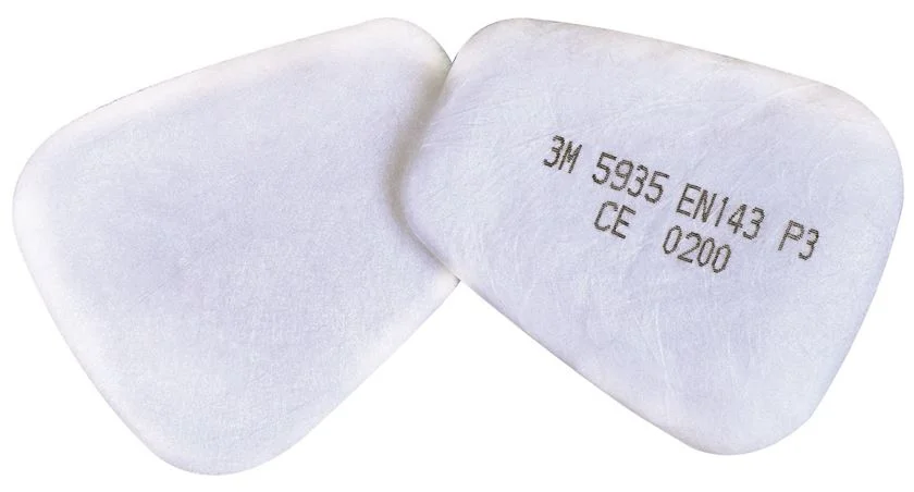 Prefiltru 3M 5935 P3R, culoarea alb, 2buc set
