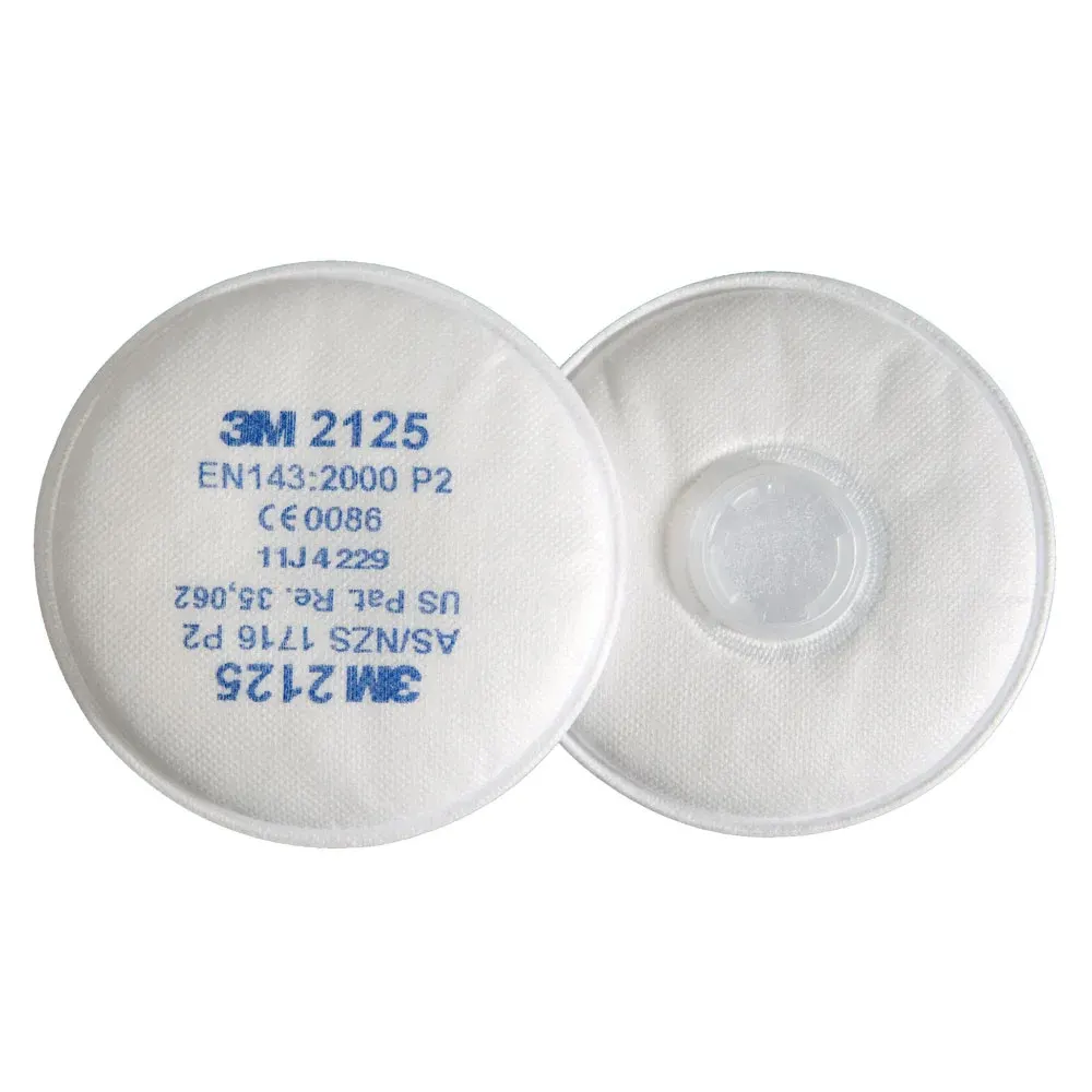 Filtru pentru mască de protecție respiratorie, 3M 2125, culoarea alb