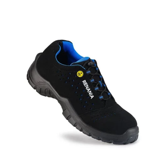 Pantofi cu bombeu si lamela de protectie, Qomodo S1P ESD, culoarea negru