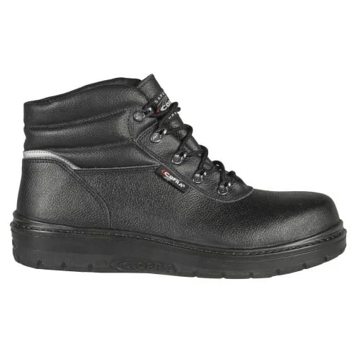 Bocanci de protectie S2 cu bombeu compozit si lamela, Asphalt P HRO, culoarea negru