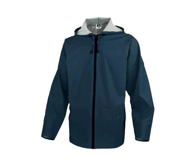 Jacheta de ploaie din PVC/PU, impermeabila si respirabila, 850VES, culoarea bleumarin - Delta Plus