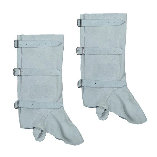 Jambiere protectie sudura din piele Renania Ghette C 1305W, culoarea gri, piele spalt